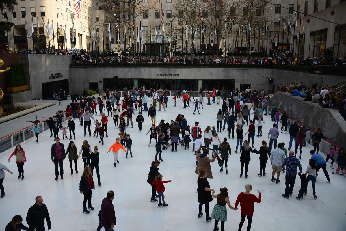 New York City Rockefeller Center 02B Skating Rink